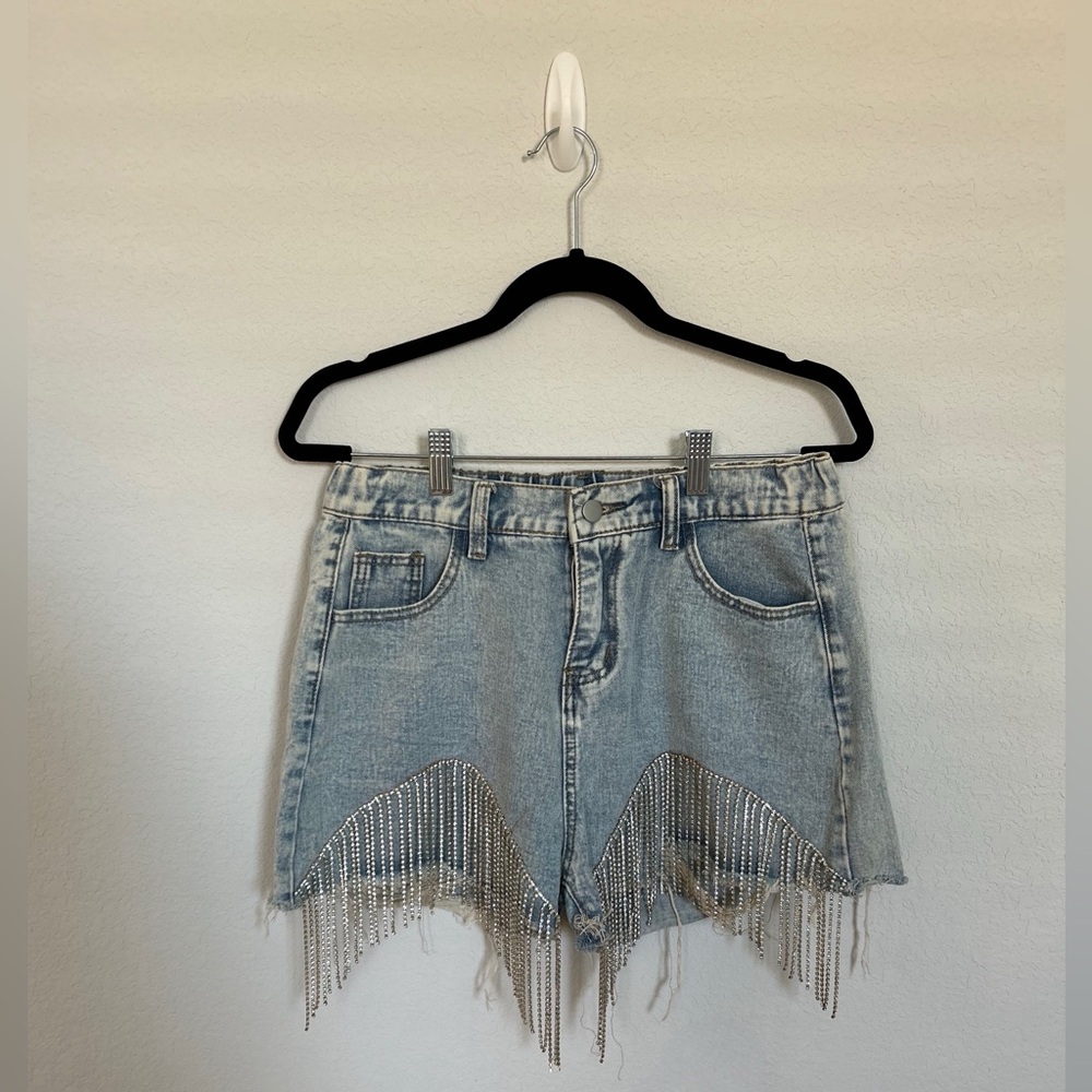 Rhinestone shorts